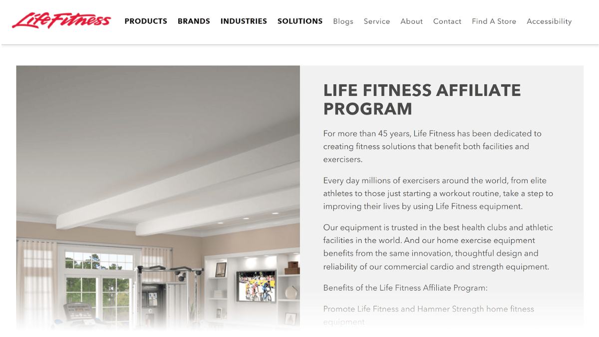 affiliate fitness programs