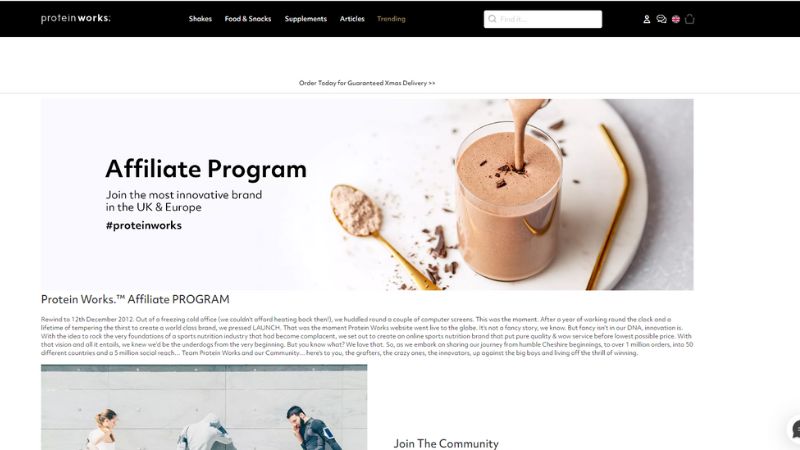 vegan protein powder affiliate program