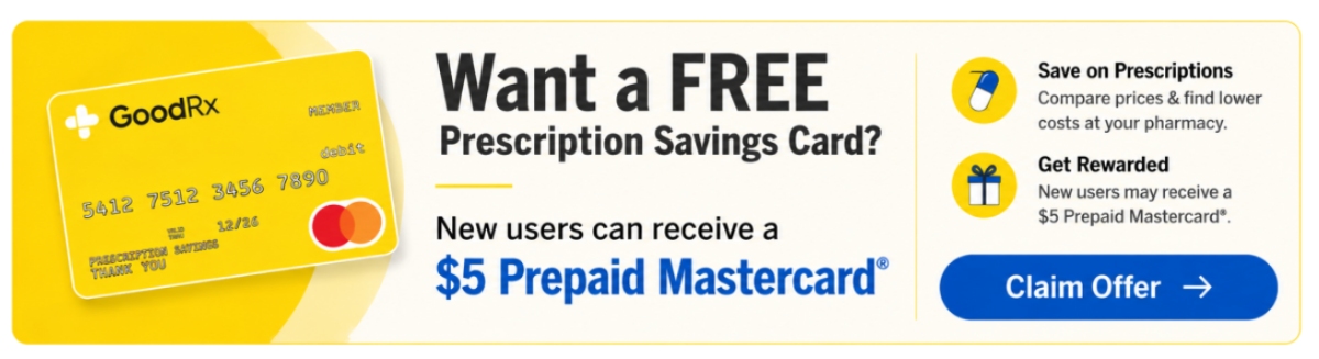 GoodRx Free Savings Card